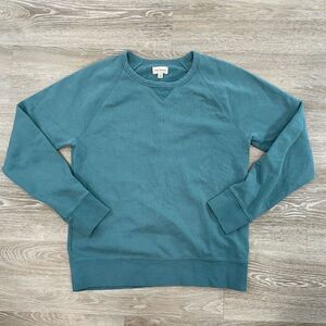 Club Monaco Sky Blue Mens Cotton Sweatshirt size M Athletic Sporty Style